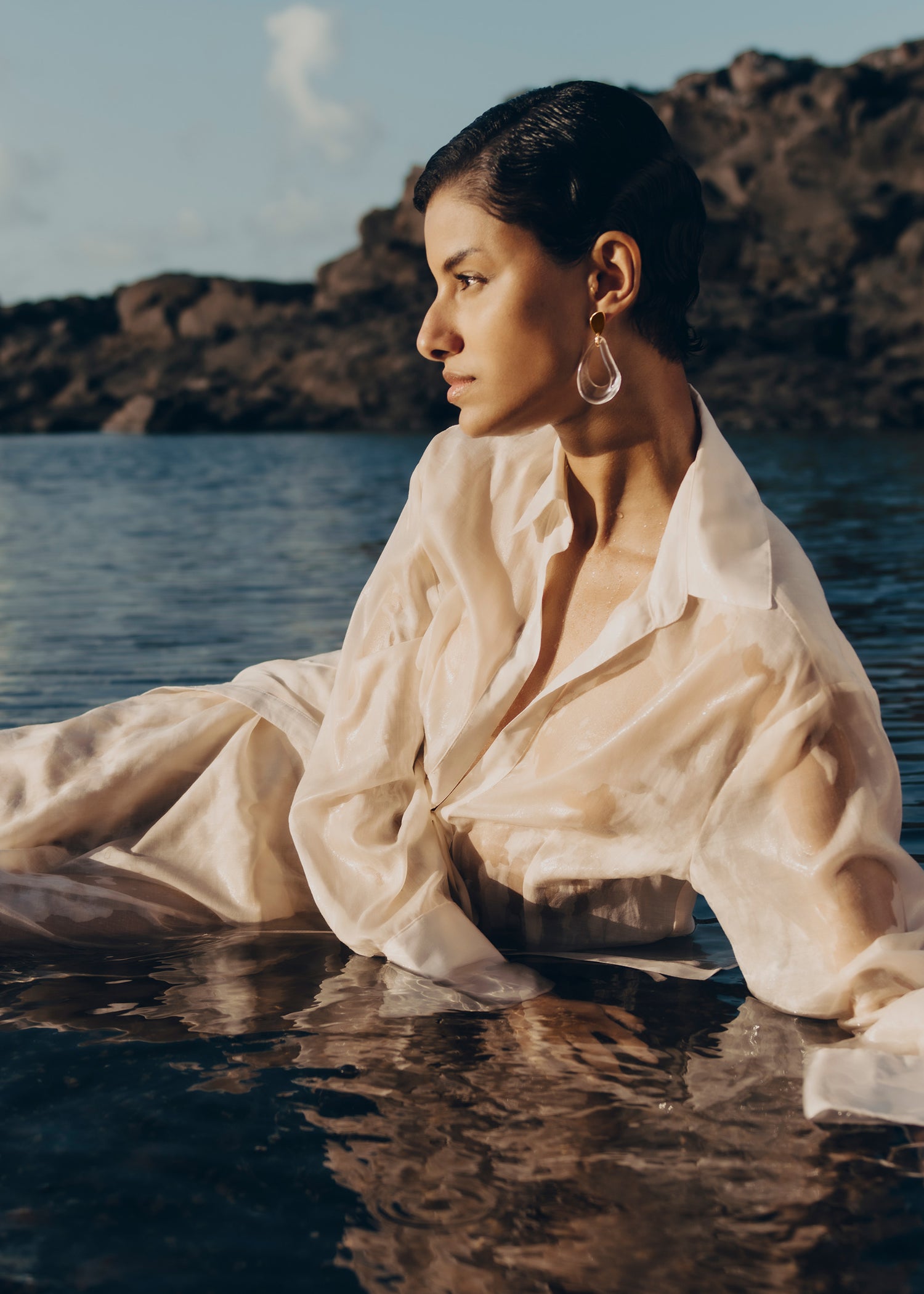 Naé Drop Earrings - Glass