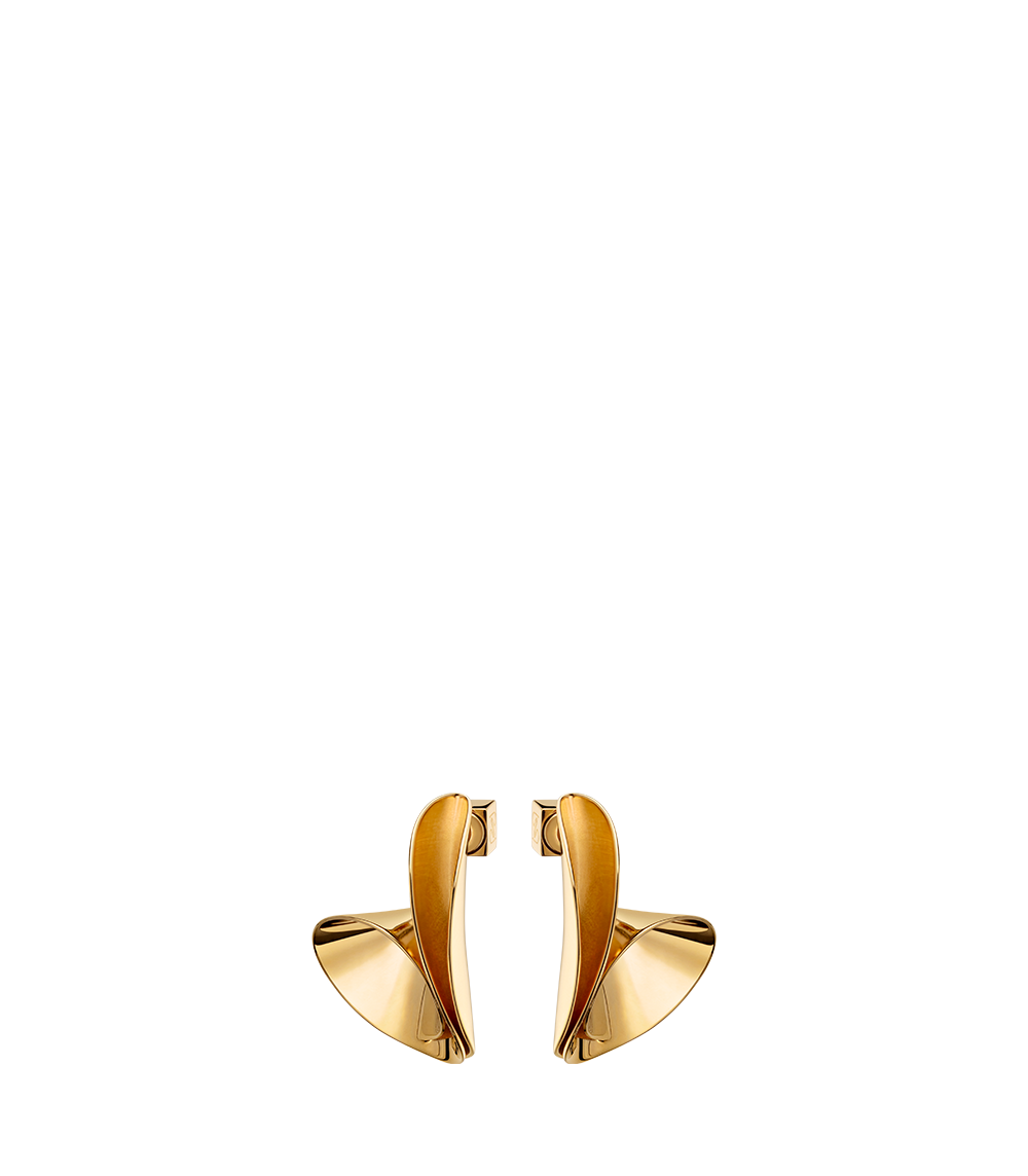 Éole Earrings - 24 carat gold gilded