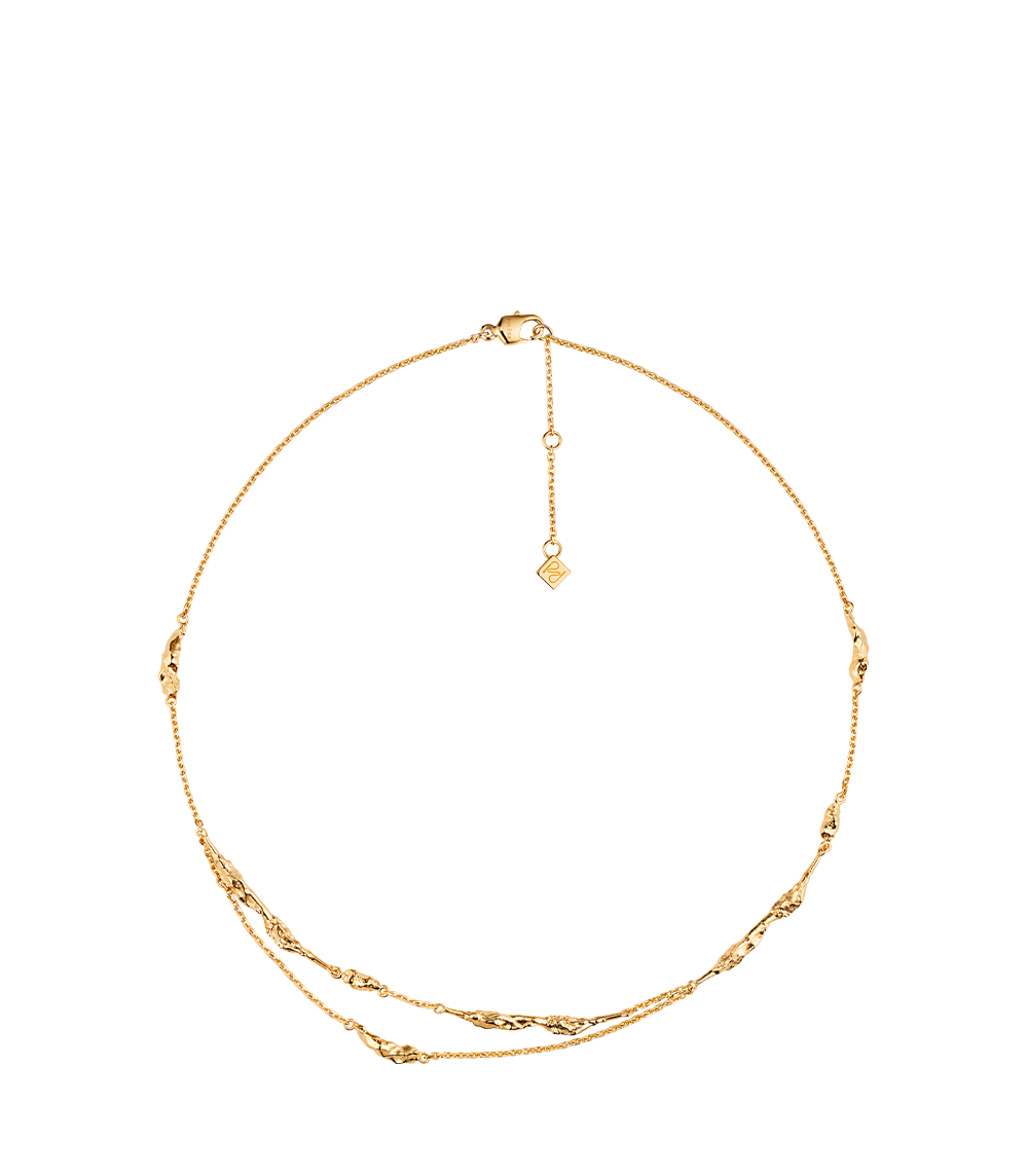Polène | Chain - Eroz Double - 24 carat gold gilded – Polène UK Polène | Chain - Eroz Double - 24 carat gold gilded – Polène UK