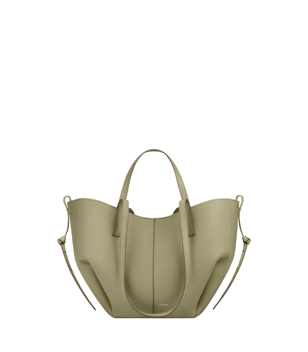 Polène | Bag - Cyme Mini - Textured Linden – Polène UK