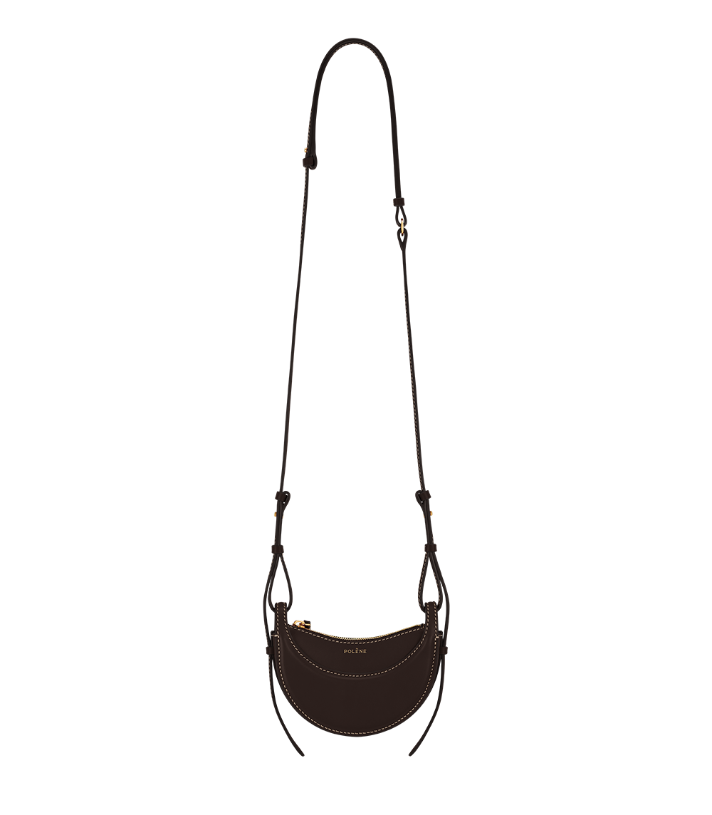 Polène | Bag - Numéro Dix Micro - Smooth Ebony – Polène UK