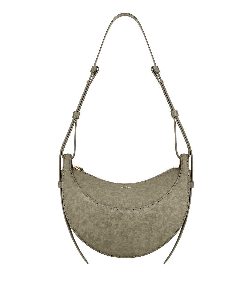 Polene Bag Numero Dix Textured Olive