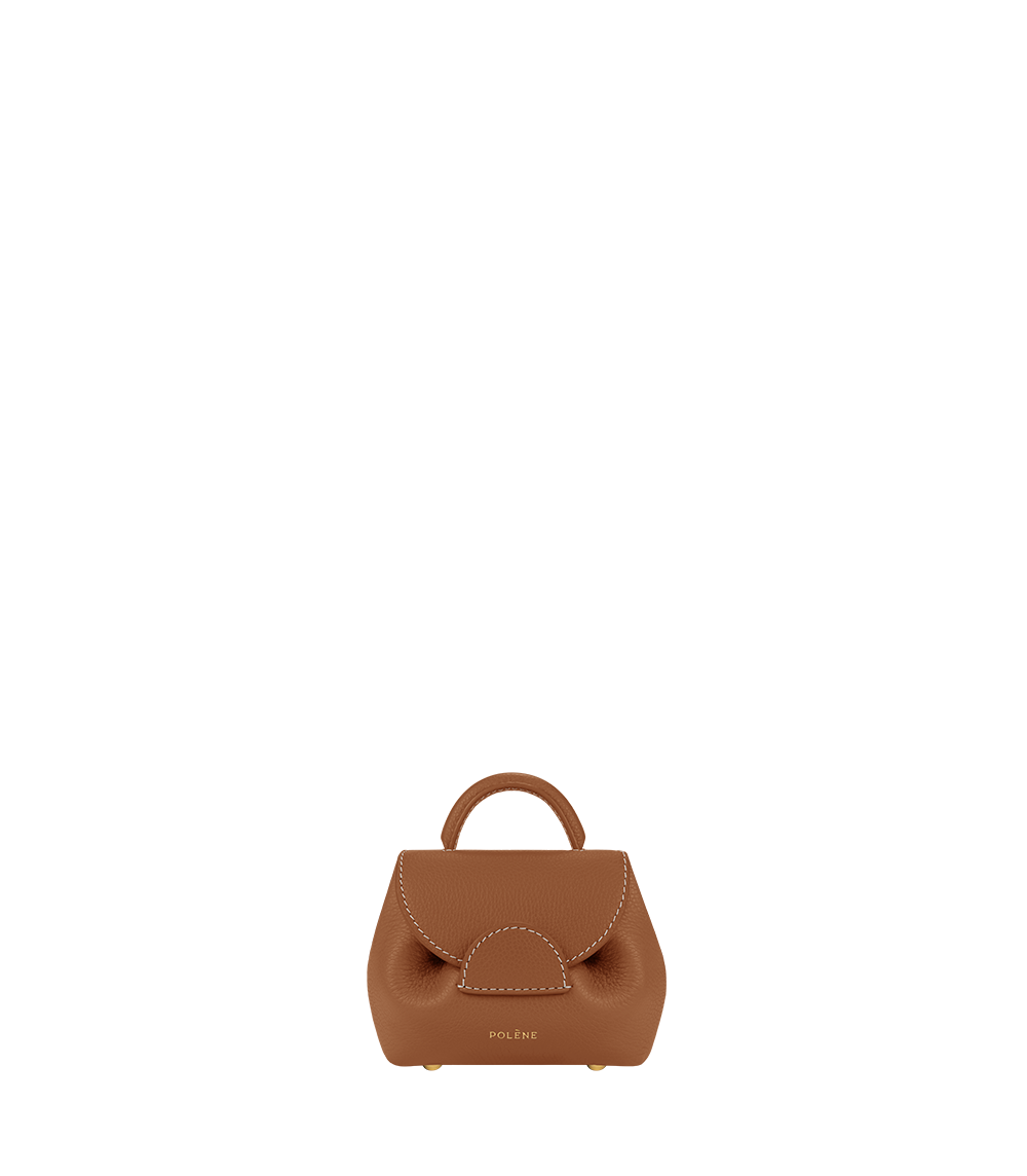 Bag - Numéro Un - Trio Camel Textured leather - Polène