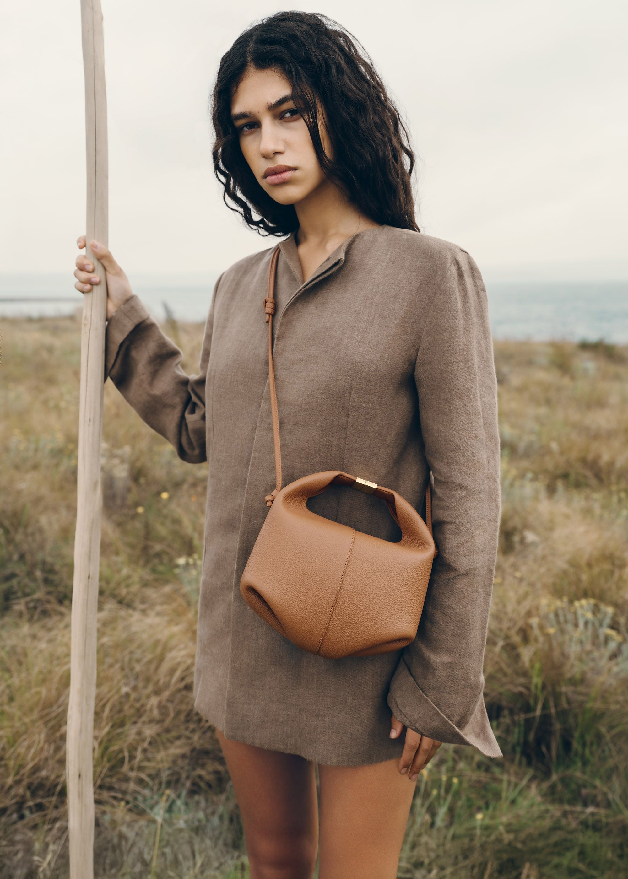 Polène | Bag - Numéro Dix Micro - Smooth Camel – Polène UK