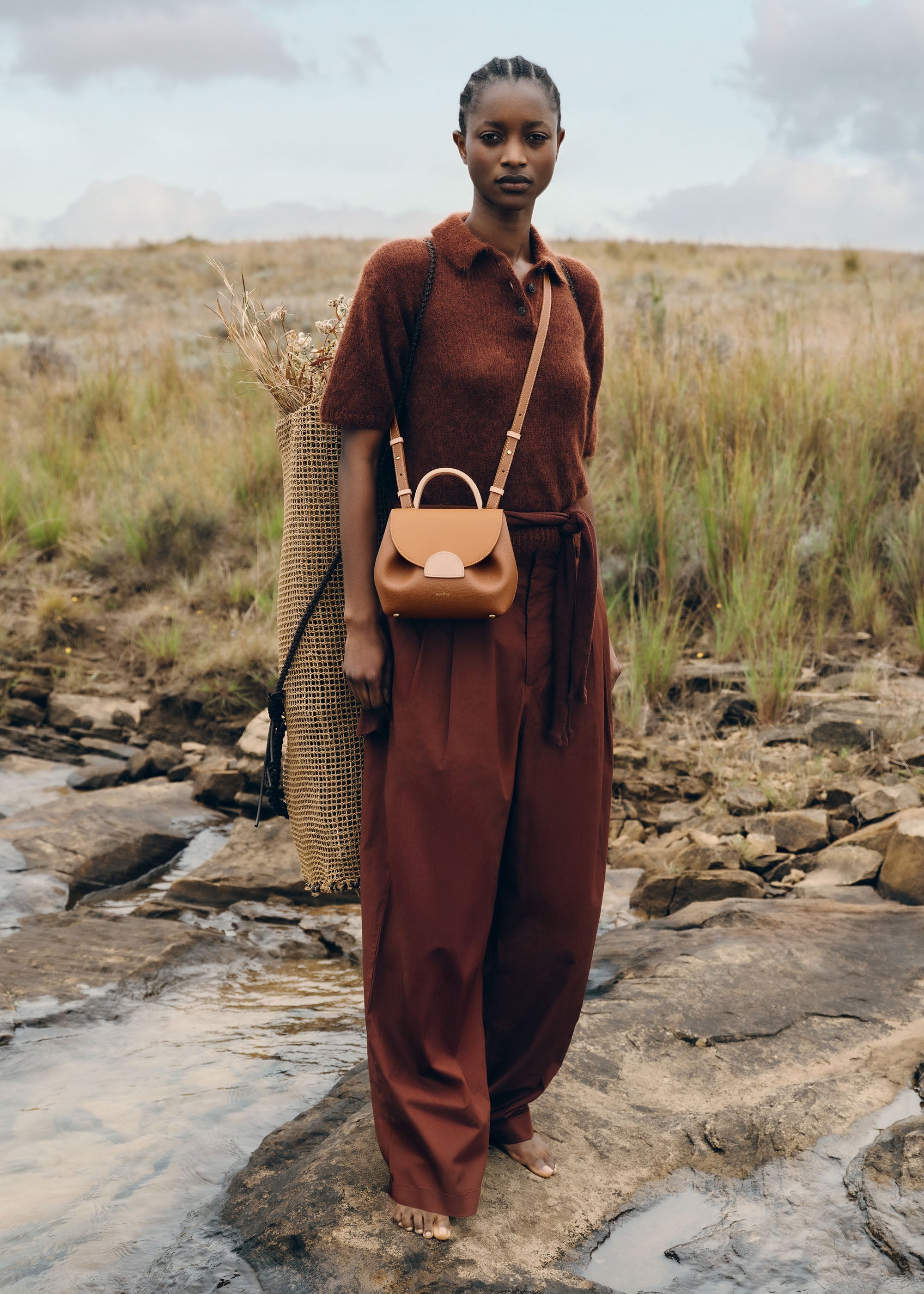 Polène | Bag - Numéro Un Nano - Trio Camel – Polène UK