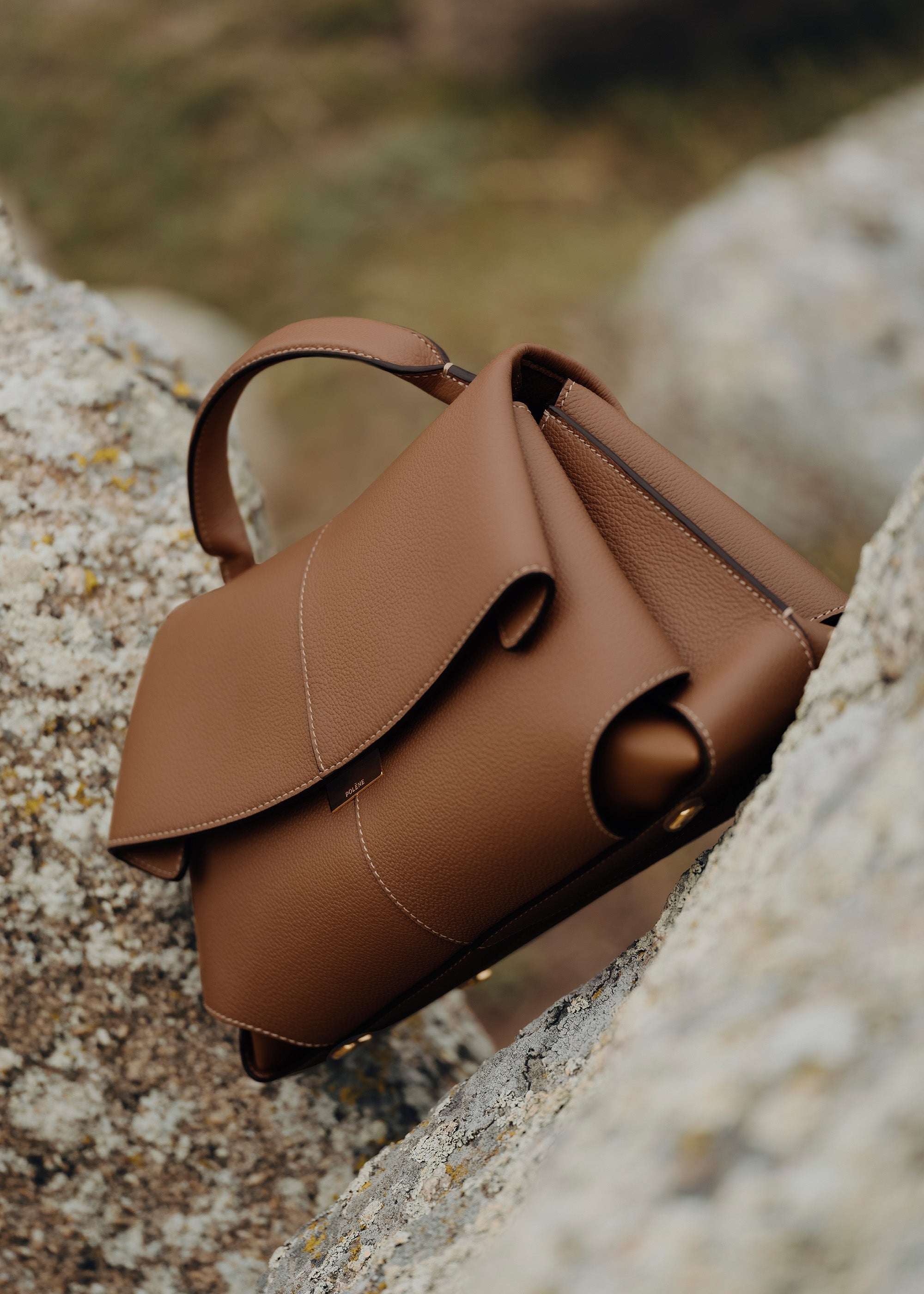 Polène | Bag - Cyme Mini - Textured Camel