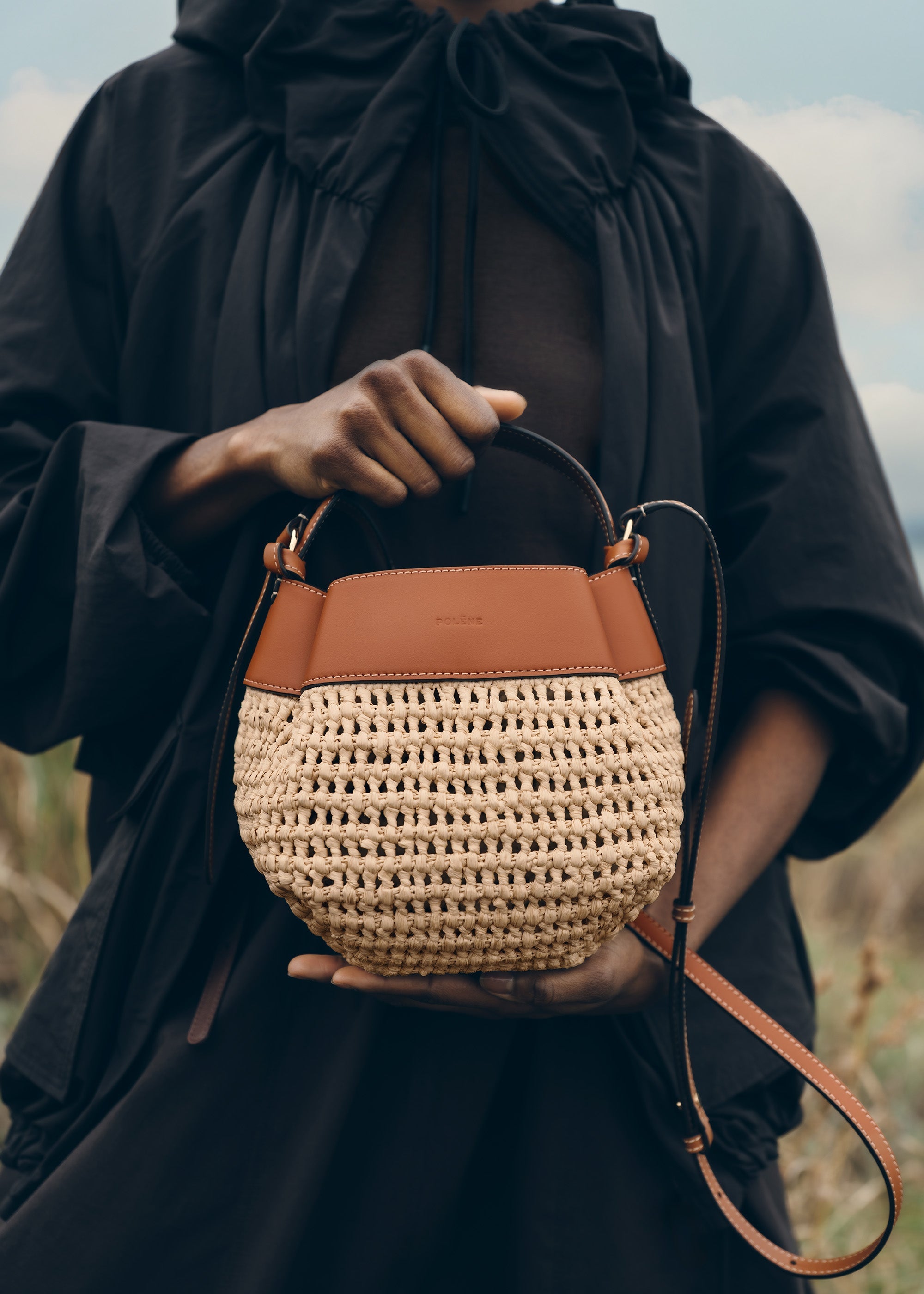 Polène | Bag - Osmo - Smooth Cognac – Polène UK