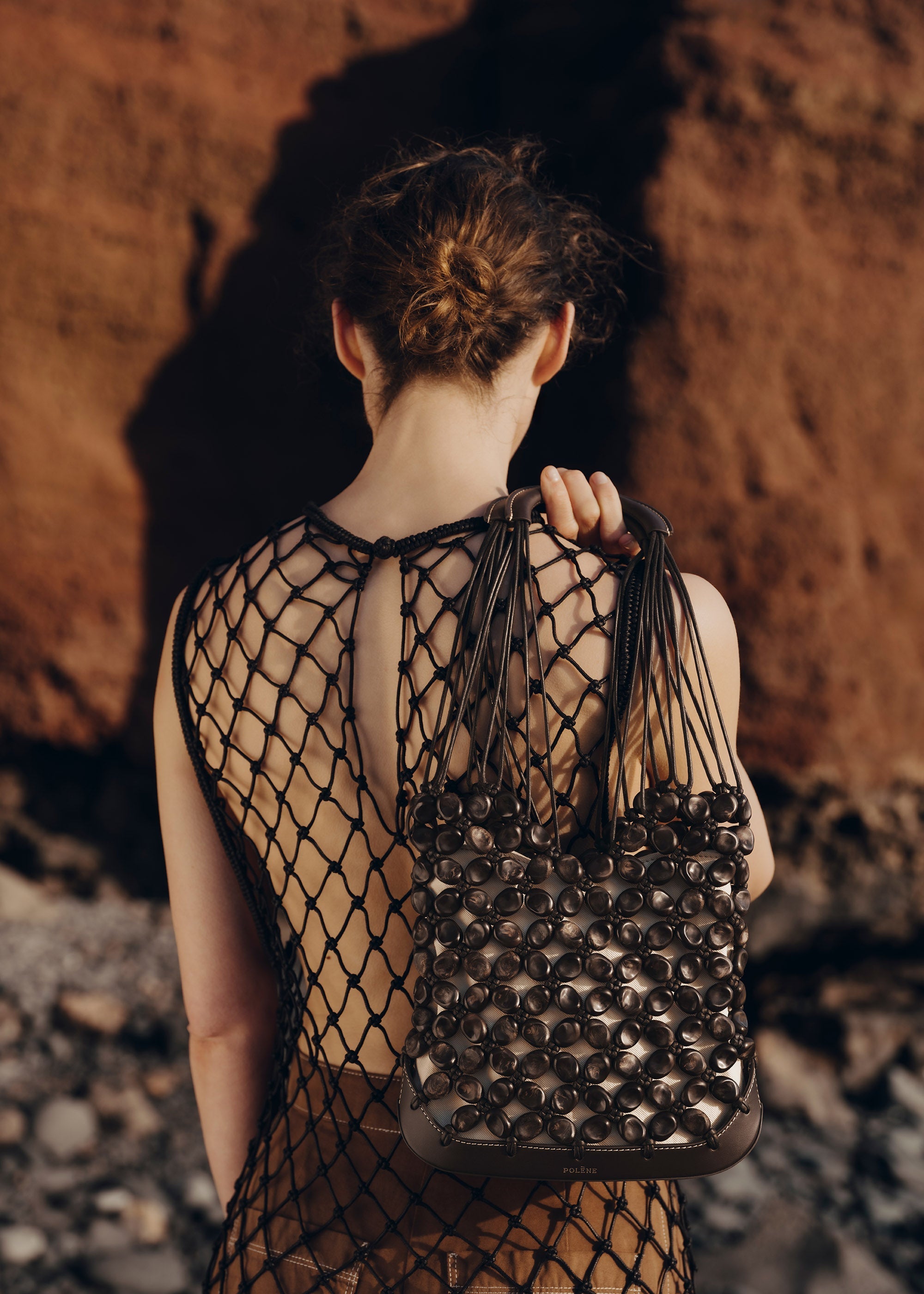 Polène | Bag - Numéro Neuf Mini - Textured Sandalwood