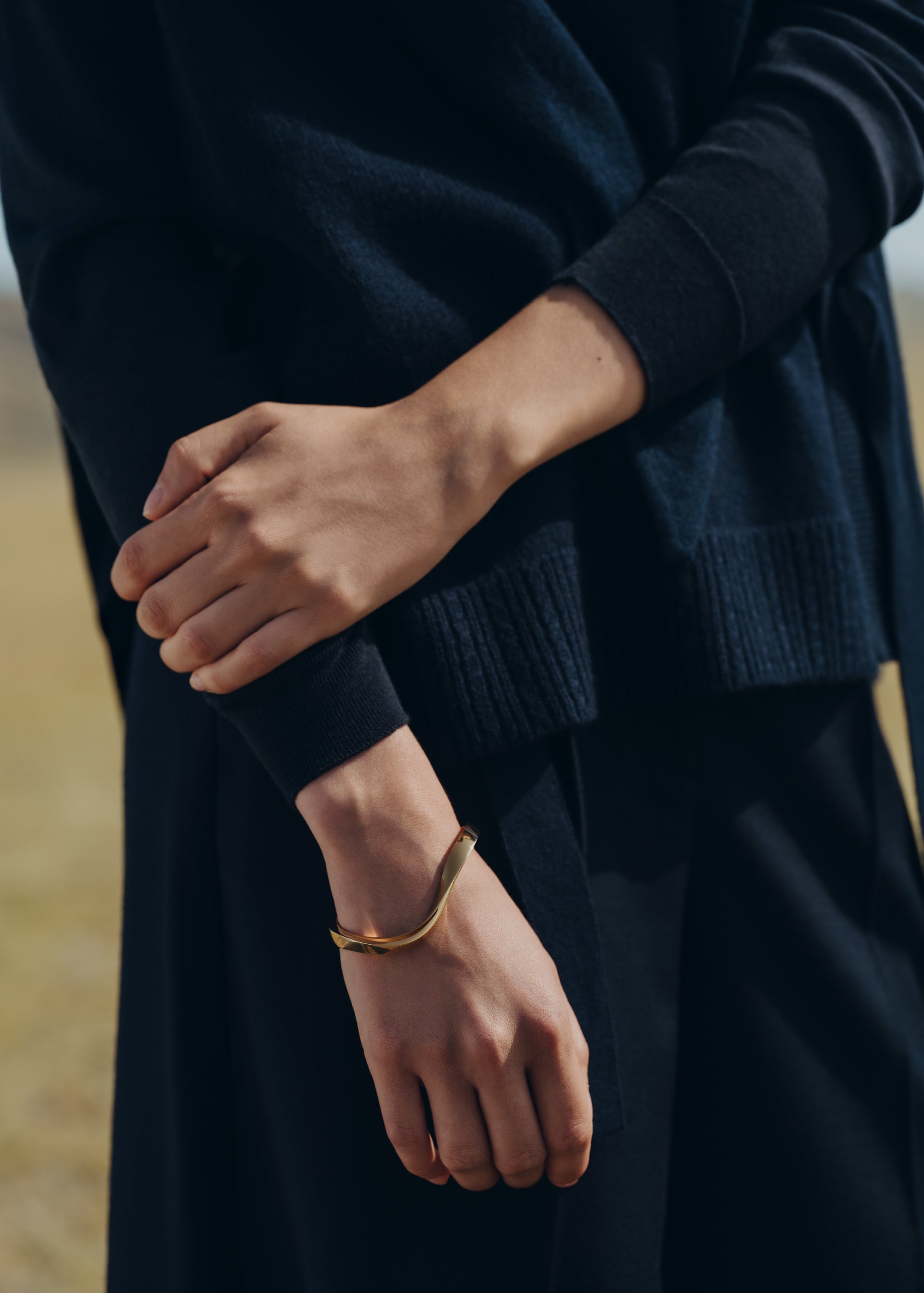 Éole Bangle - 24 carat gold-gilded edition