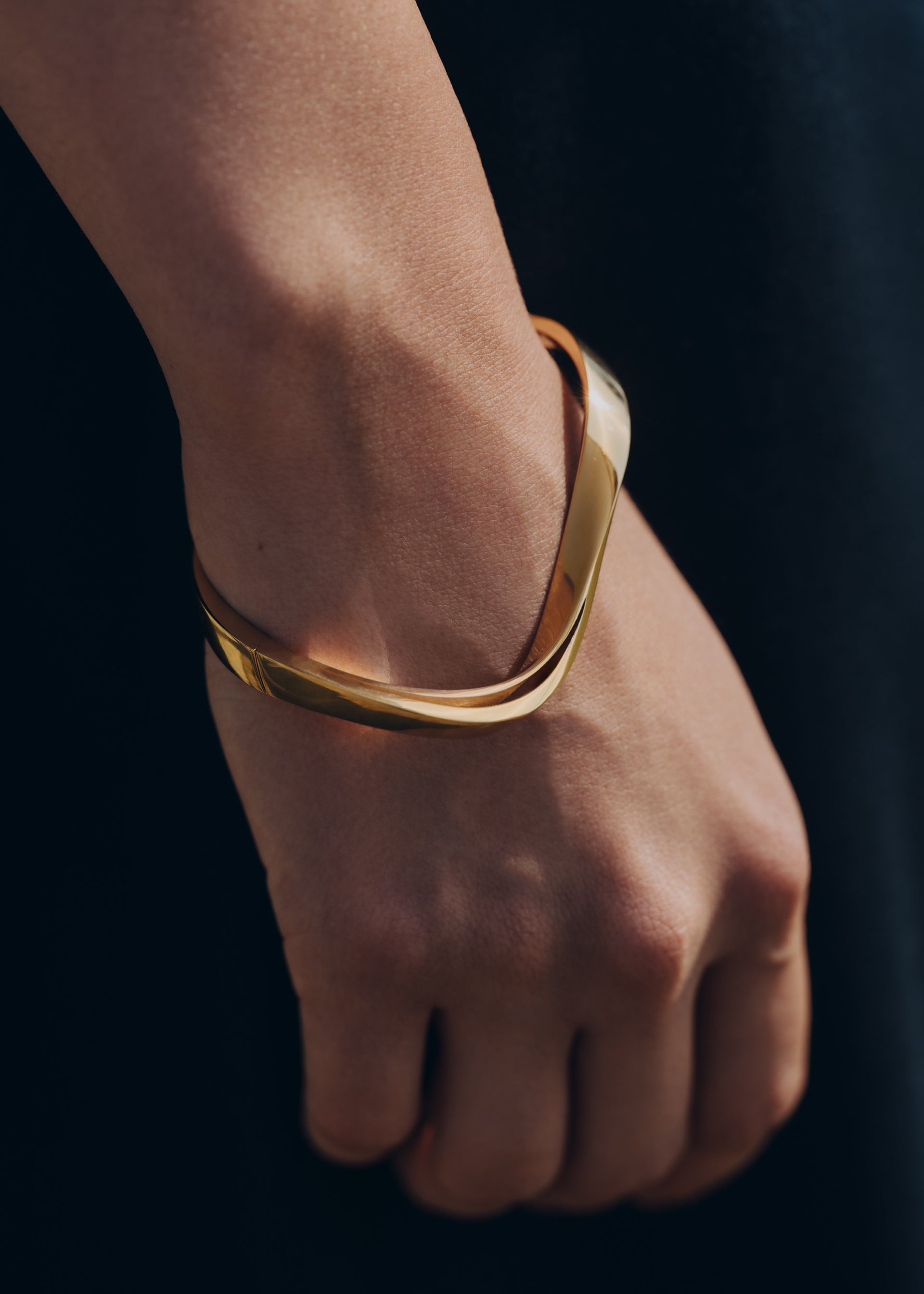 Éole Bangle - 24 carat gold-gilded edition