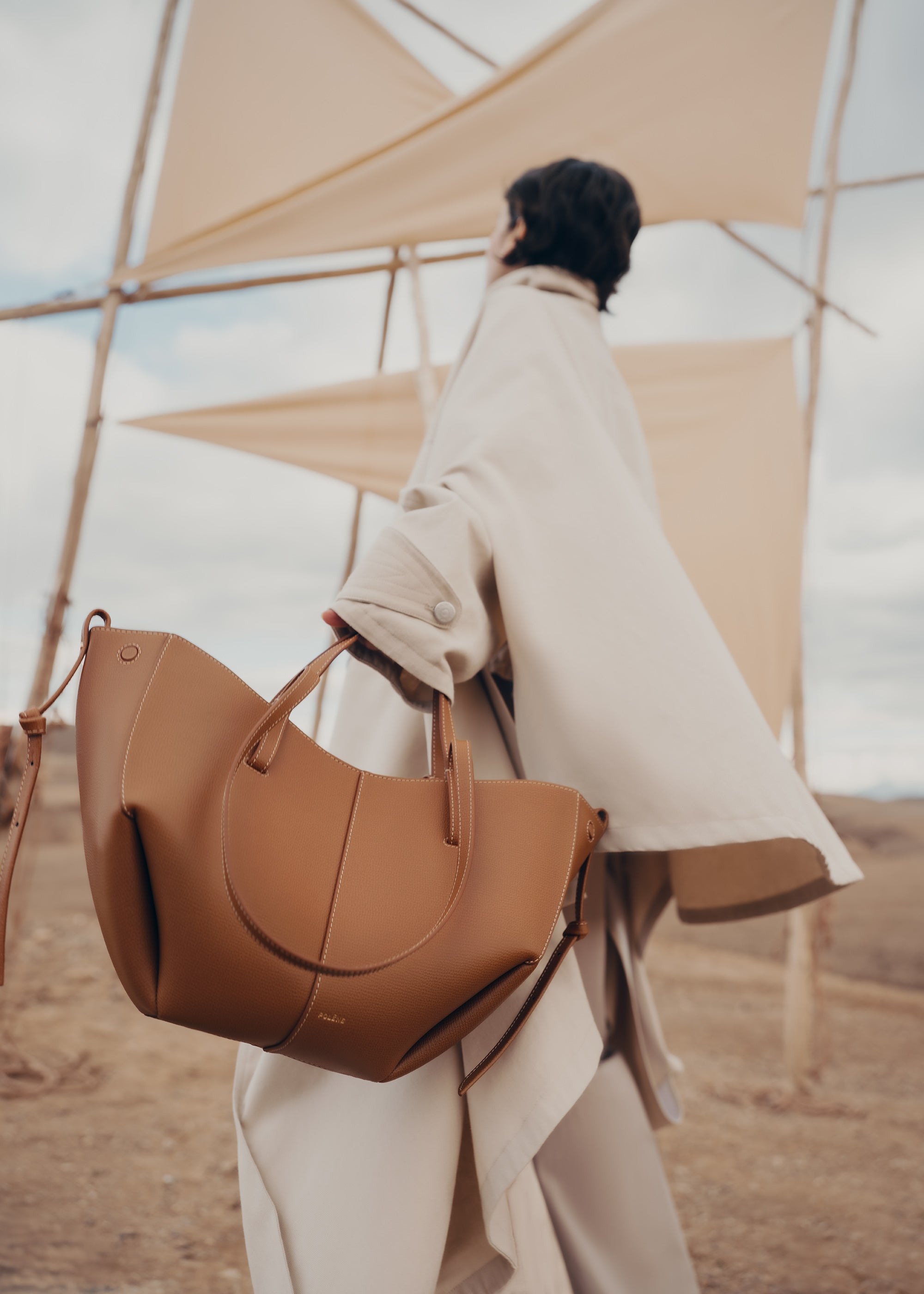 ‼️美品‼️POLÈNE Cyme mini キャメル Polène | Bag - Cyme Mini - Textured Camel – Polène UK