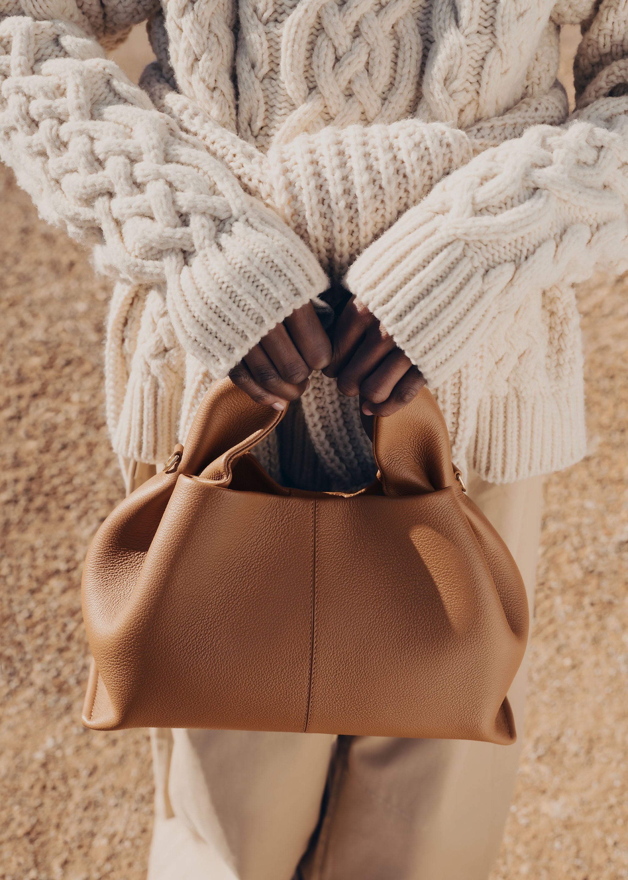 POLENE ポレーヌ number eleve ベージュ Polène | Bag - Numéro Neuf - Textured Camel – Polène UK