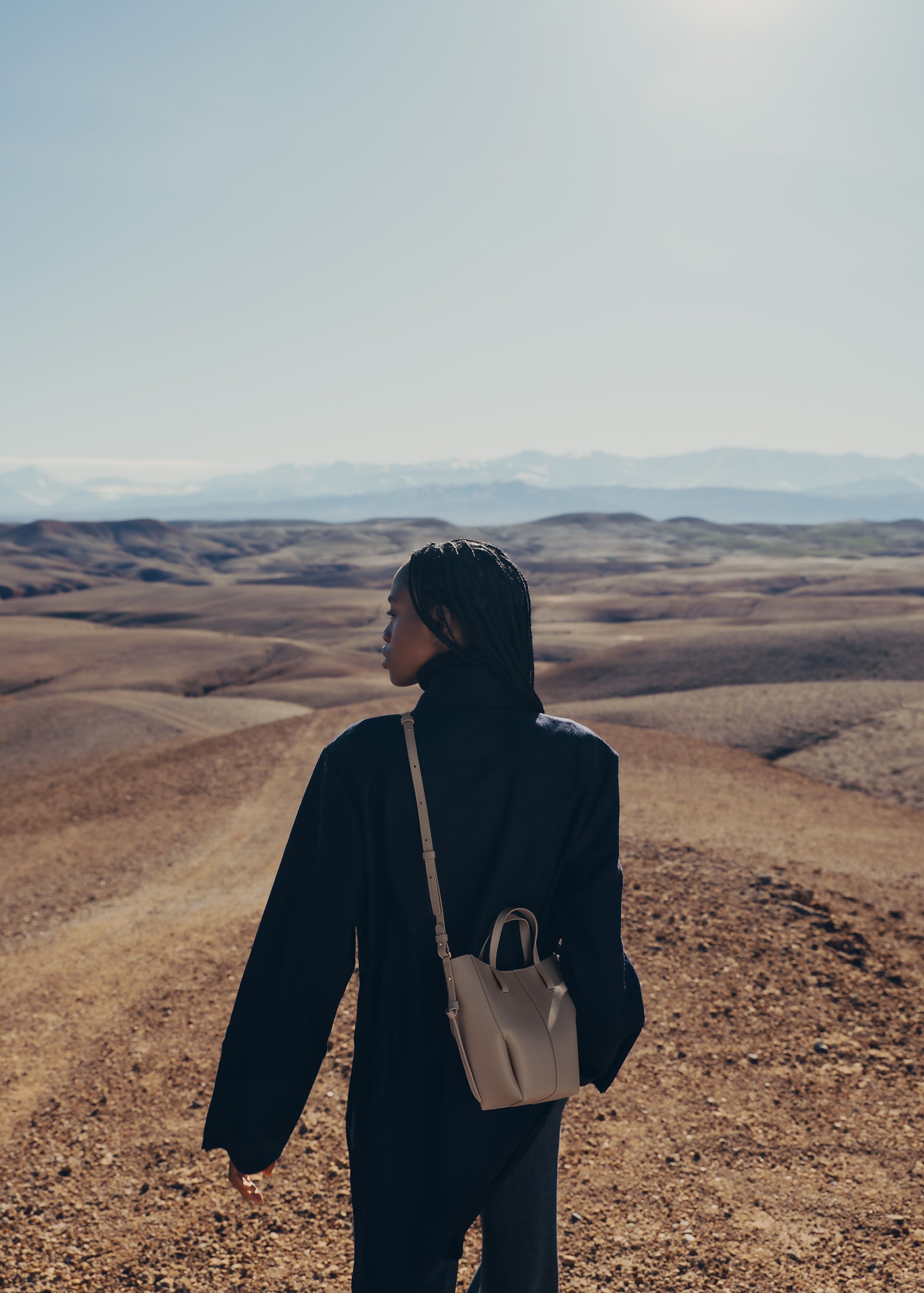 Cyme Tote Nano - Textured Taupe