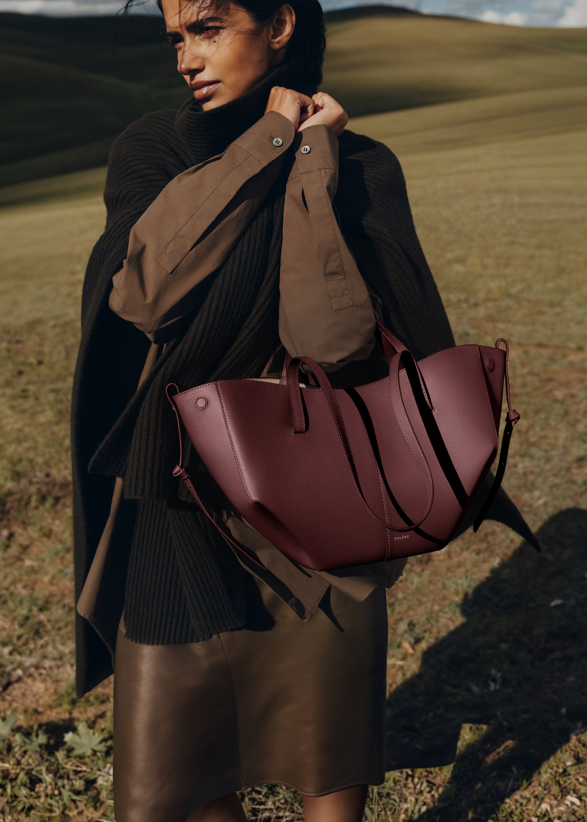 Polene ポレーヌ Cyme mini BLACK | VACHAMBER.COM