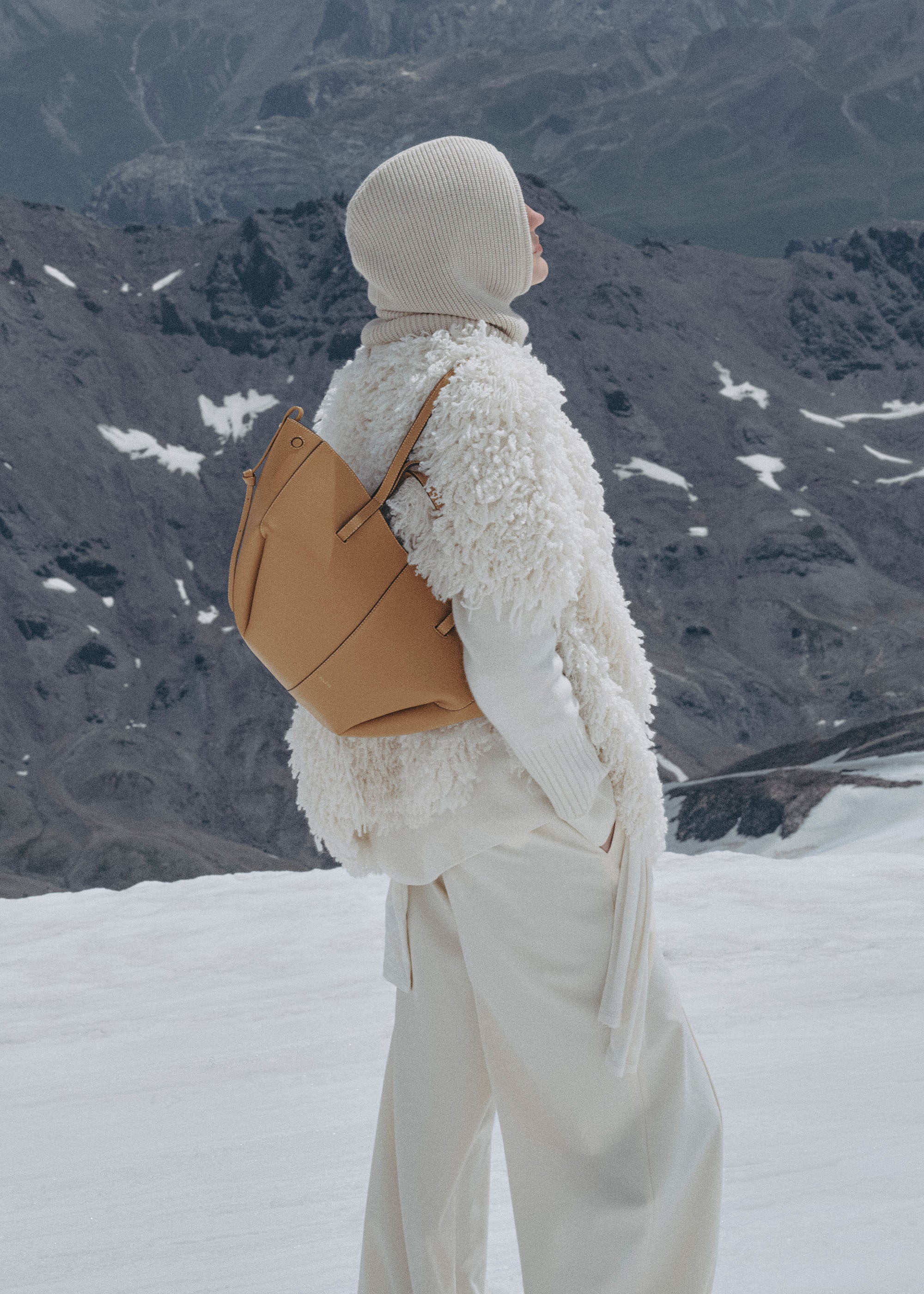 Polène | Bag - Cyme Mini - Textured Ocher – Polène UK