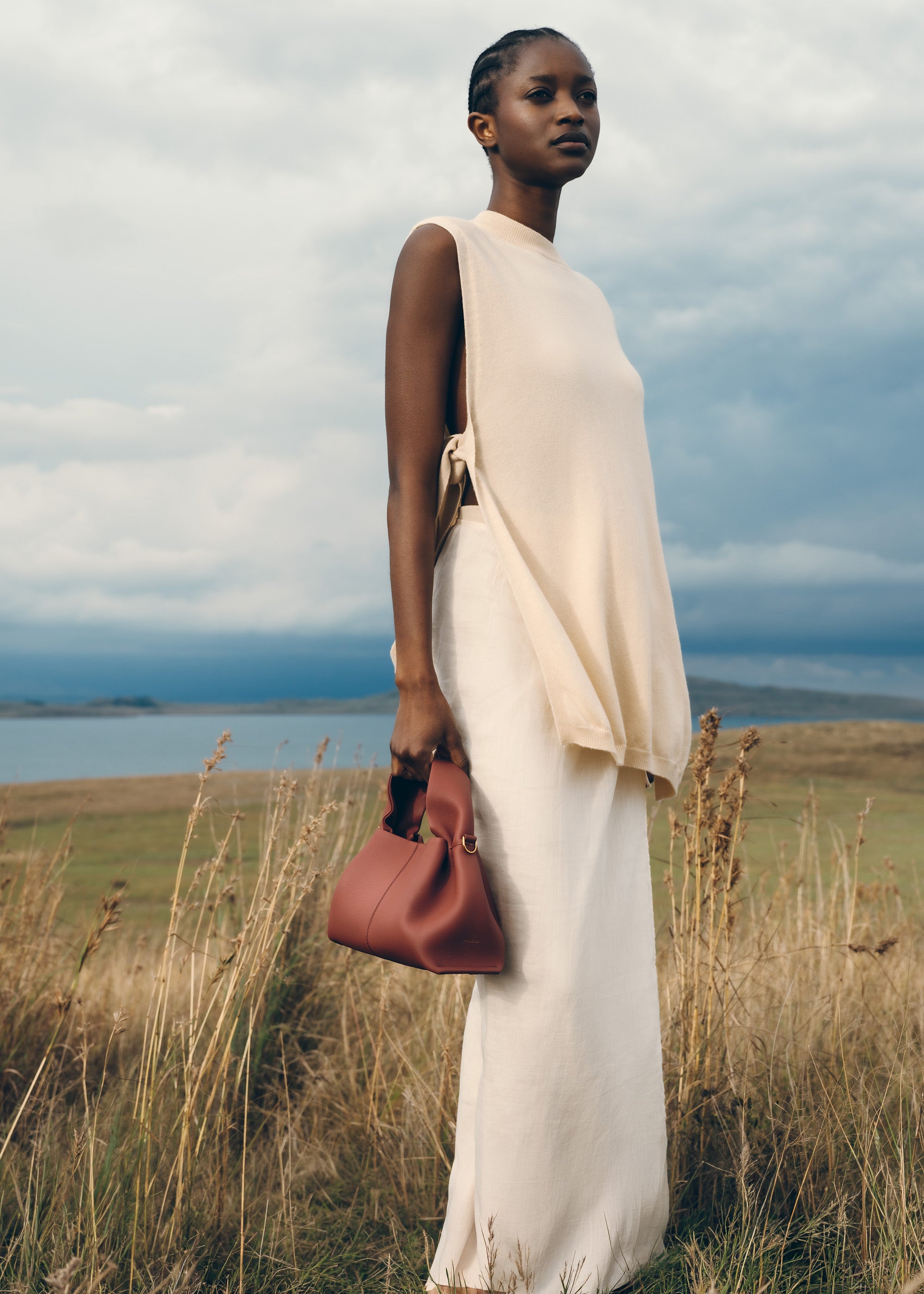 Polène | Bag - Numéro Neuf Mini - Textured Terracotta – Polène UK