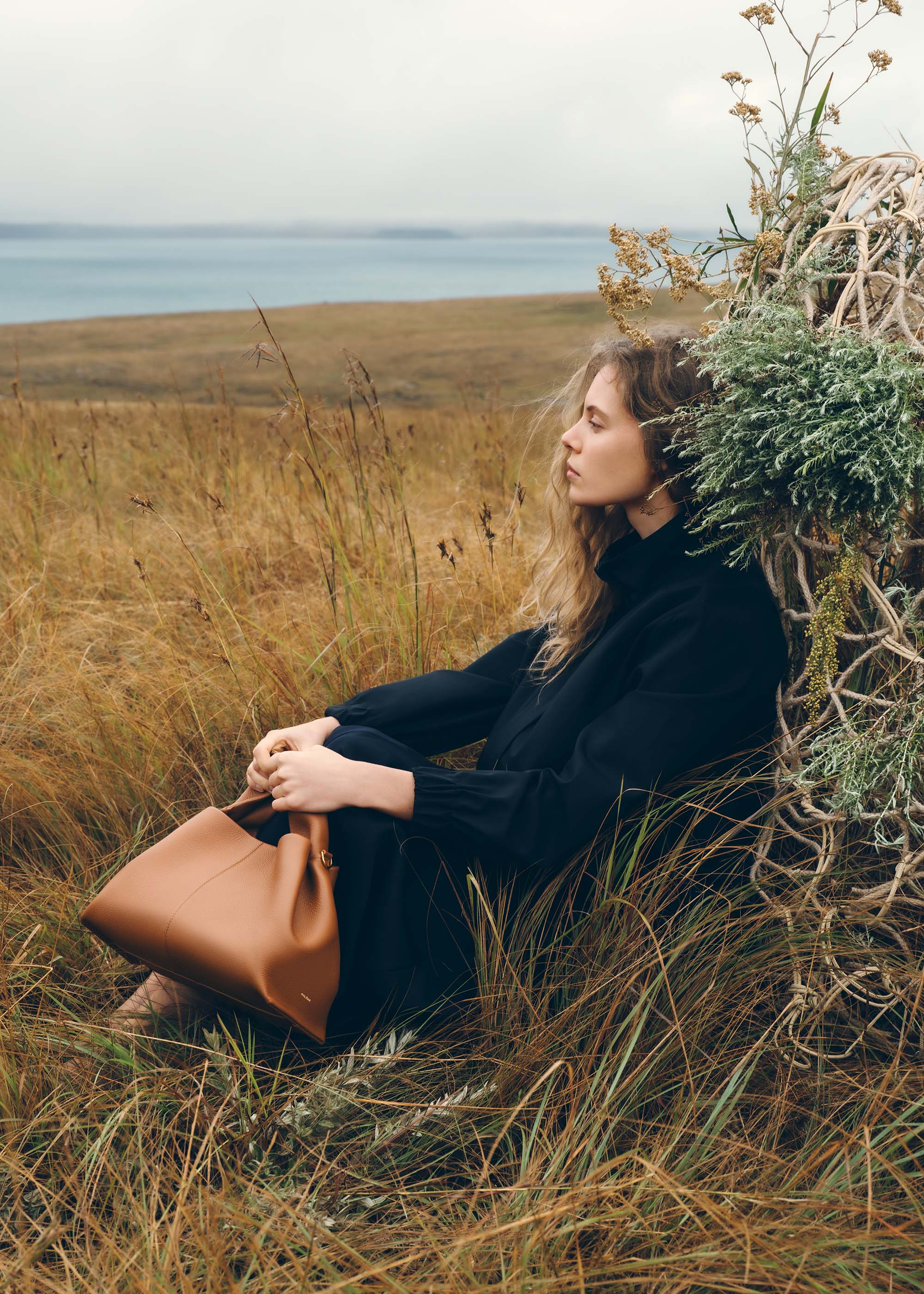 Polène | Bag - Numéro Neuf - Textured Camel – Polène UK