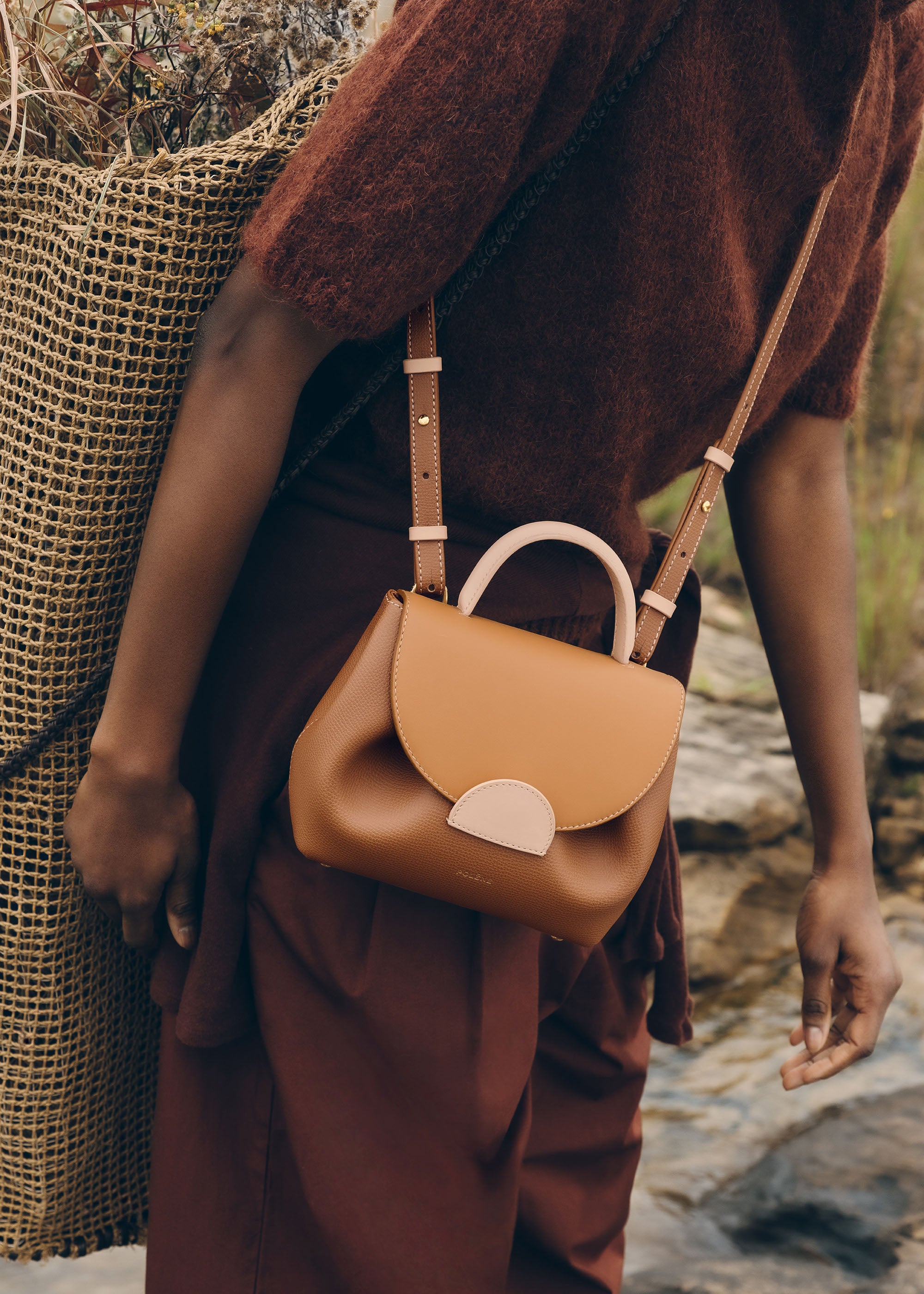 Polène | Bag - Numéro Un Nano - Trio Camel – Polène UK