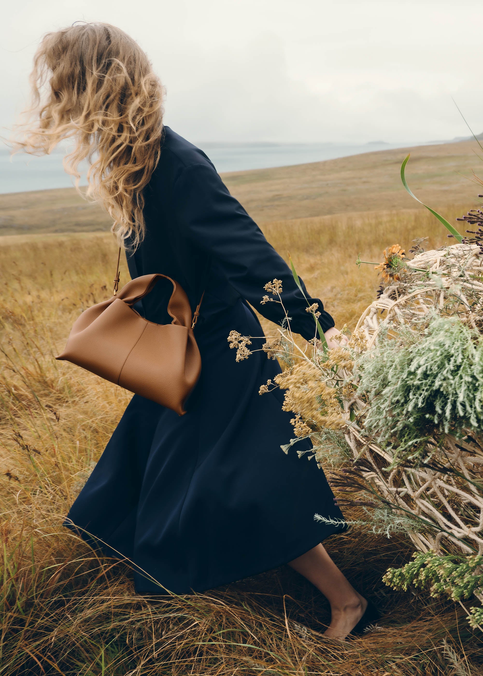 Polène | Bag - Numéro Neuf - Textured Camel – Polène UK