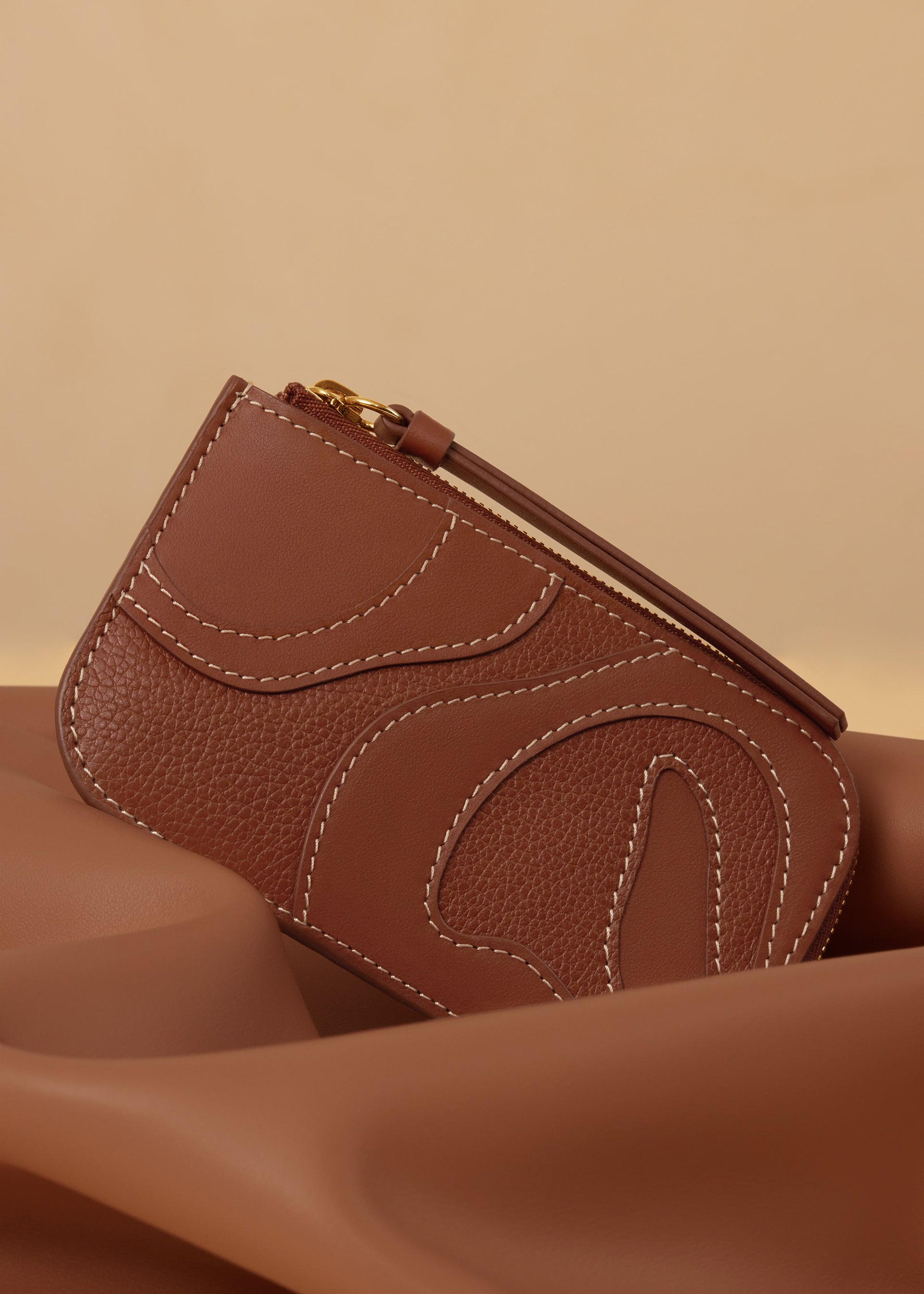 Atla Card Holder - Duo Cognac