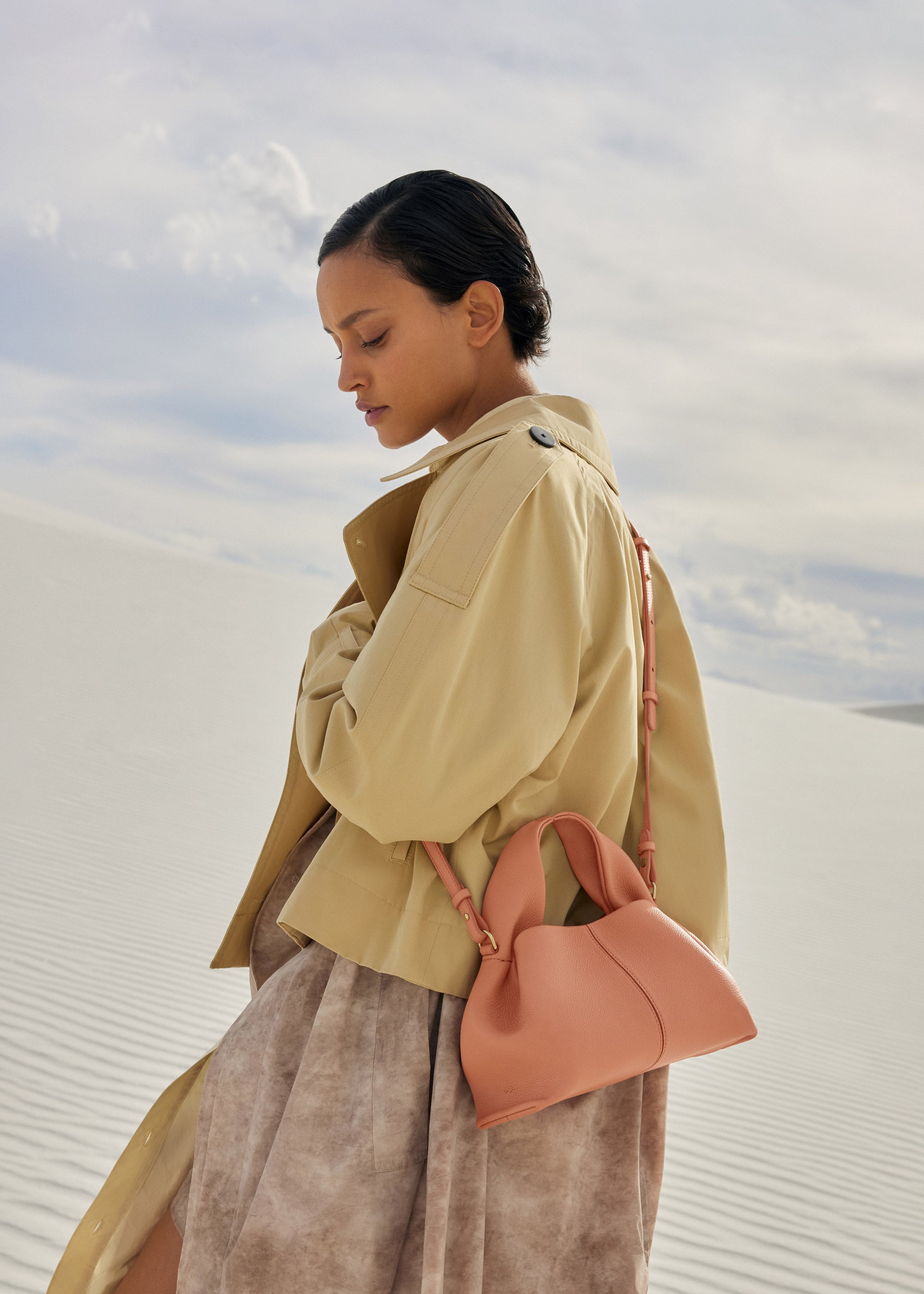 Polène | Bag - Numéro Neuf Mini - Textured Peach