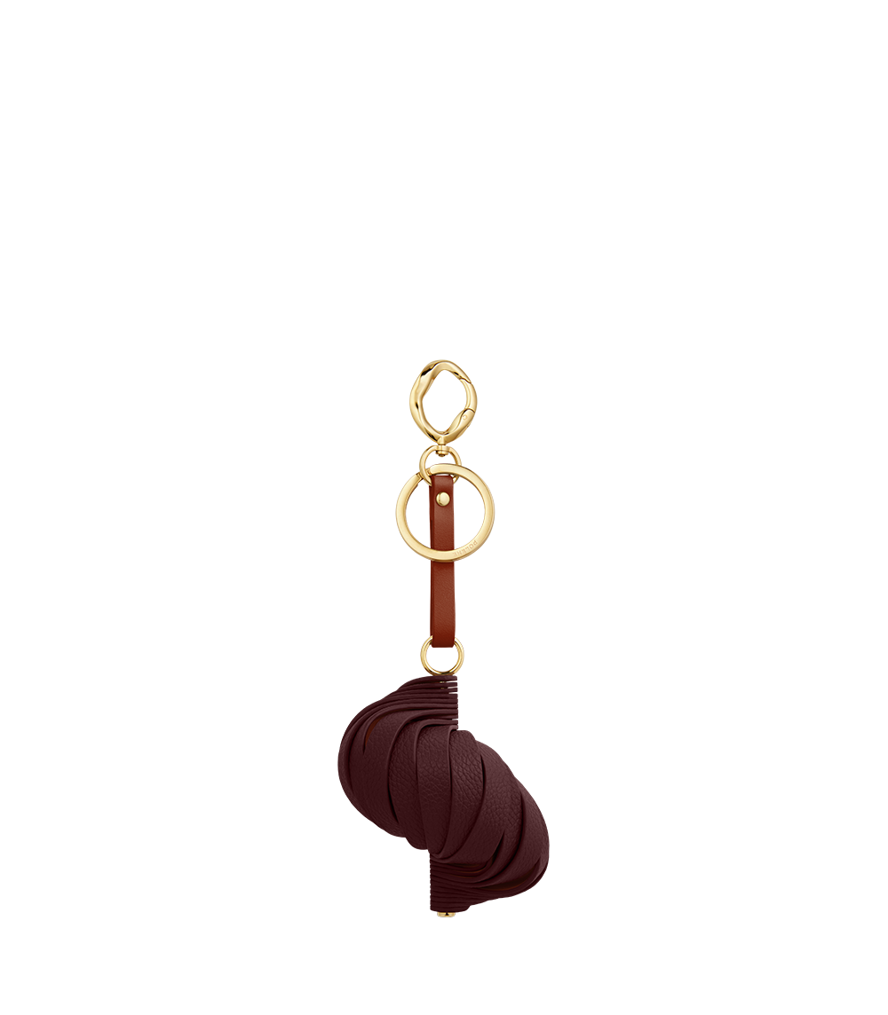 Elis Keyring - Duo Burgundy