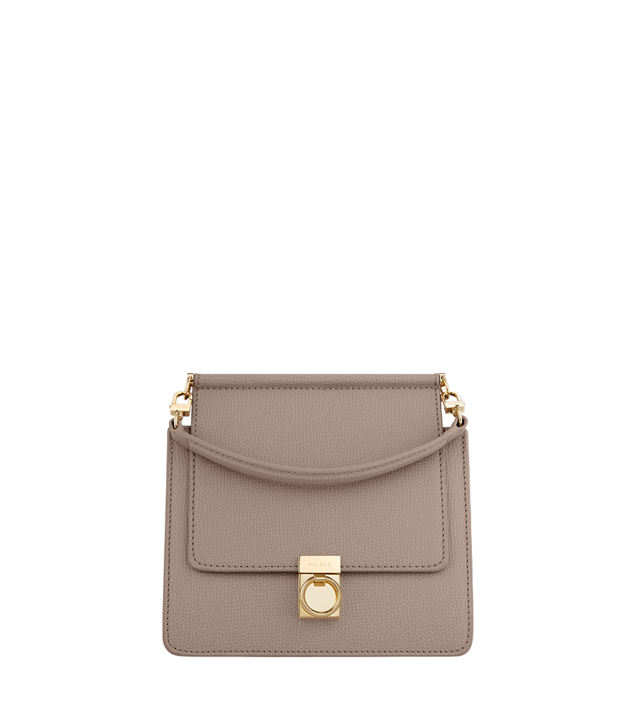 Polene Bag Numero Sept Mini Textured Taupe